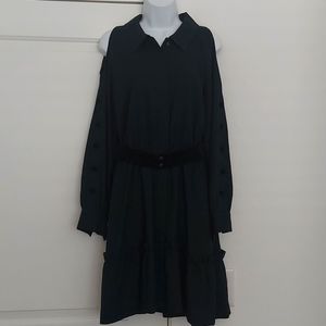 Eliza J cold shoulder dress